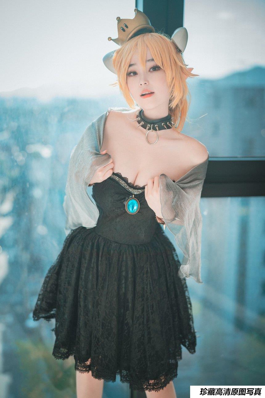 DJAWA Photo - Bambi  – Halloween with Bowsette (Super Mario Bros) [51P-372MB]