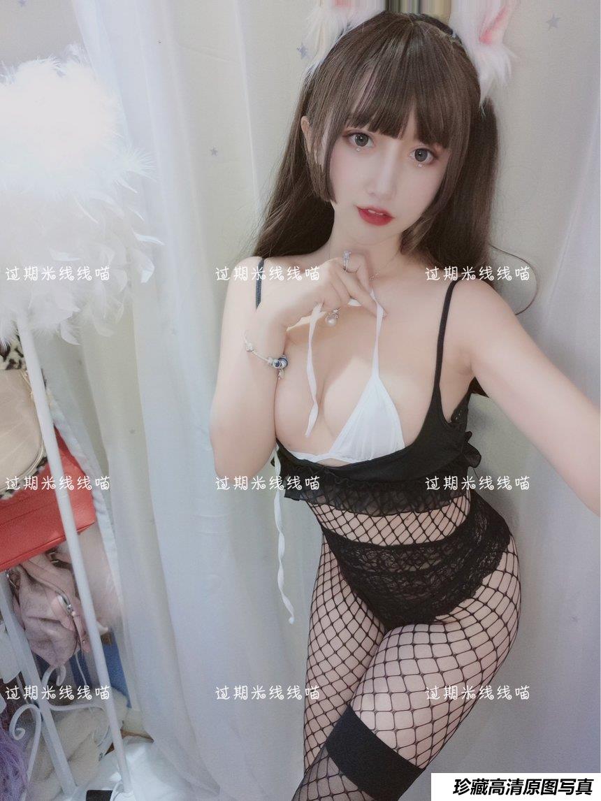 过期米线线喵 网袜 黑色 [22P 10M]