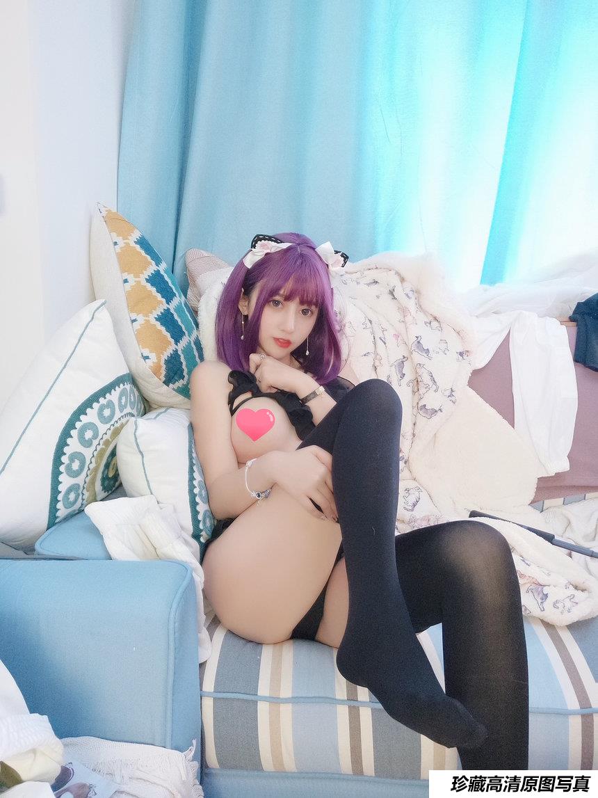 过期米线线喵 紫色小恶魔 [13P 42M]