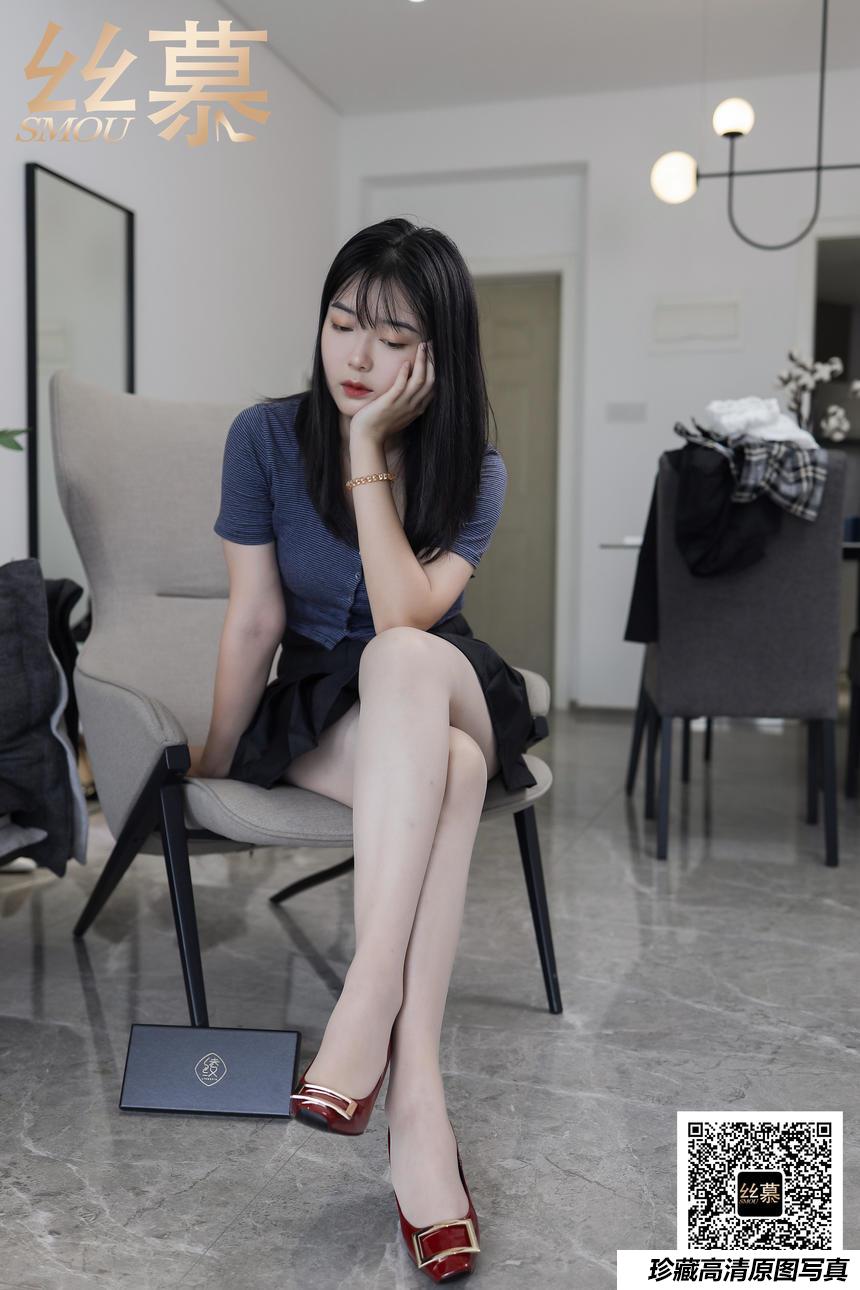 丝慕写真 特写集 TX078 学妹《百褶裙回忆》 图套+视频