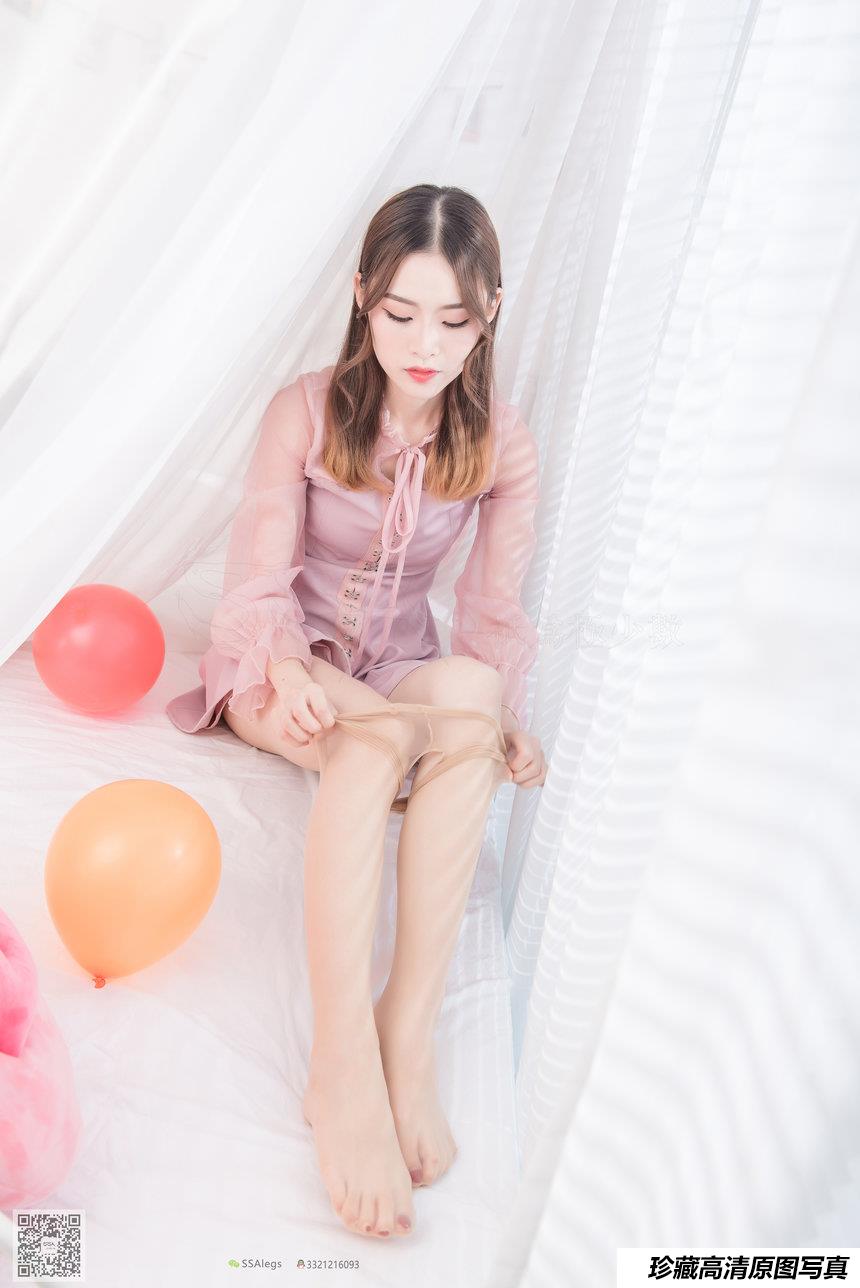 [SSA丝社]超清写真 NO.027 琪琪 肉色开档丝袜 清纯美女的诱惑[99P-887MB]