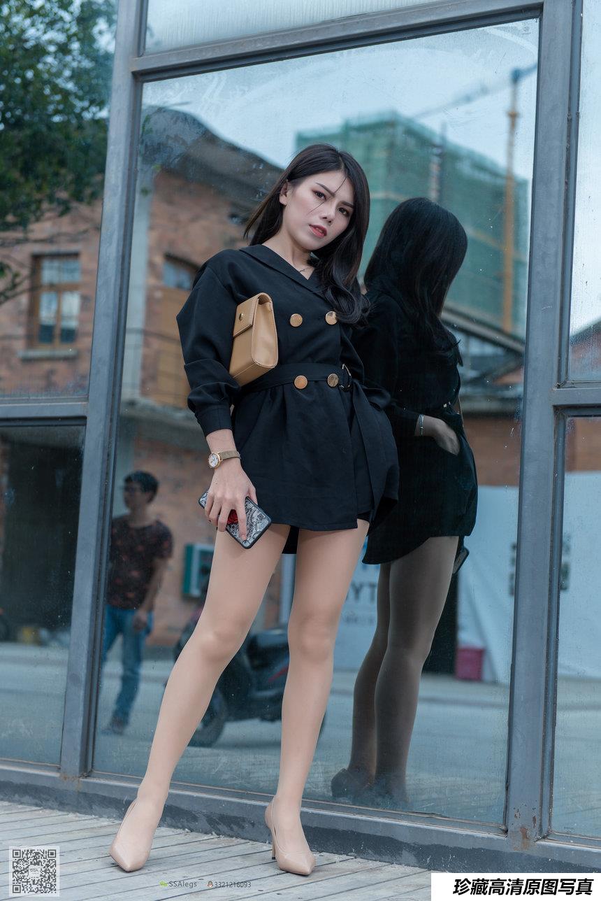 [SSA丝社]超清写真 NO.024 芷沫 高冷混血女王芷沫肉丝街拍[101P-1.03GB]