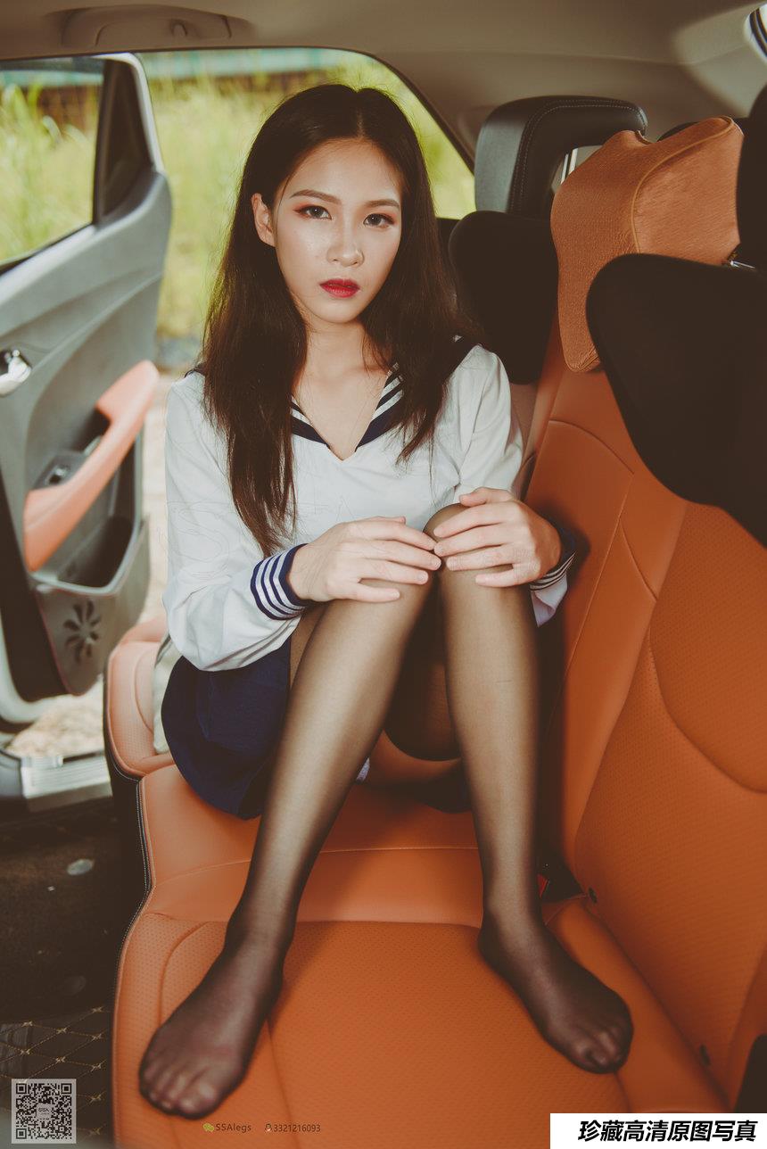 [SSA丝社]超清写真 NO.017 佳佳 小丝妹佳佳练车记[63P／1.02GB]