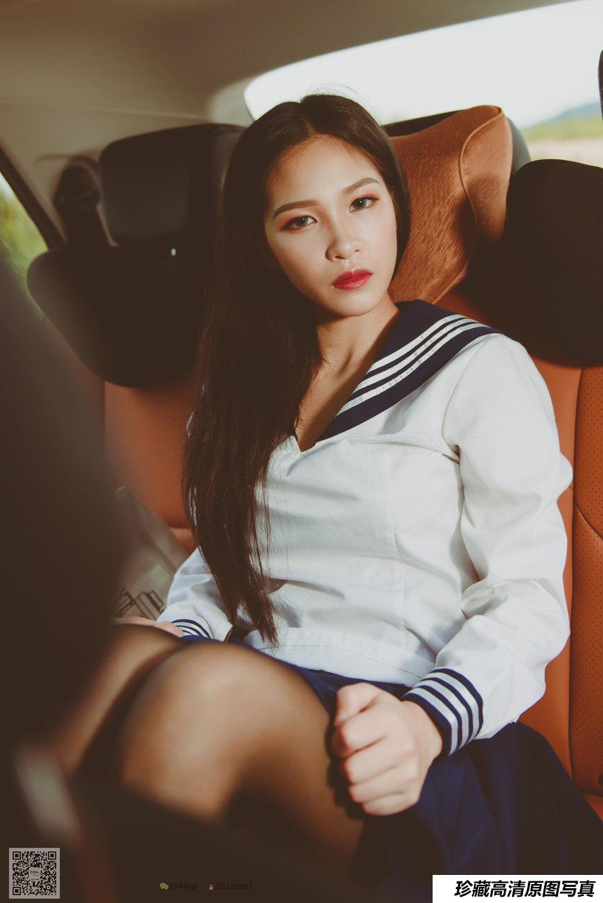 [SSA丝社]超清写真 NO.017 佳佳 小丝妹佳佳练车记[63P／1.02GB]