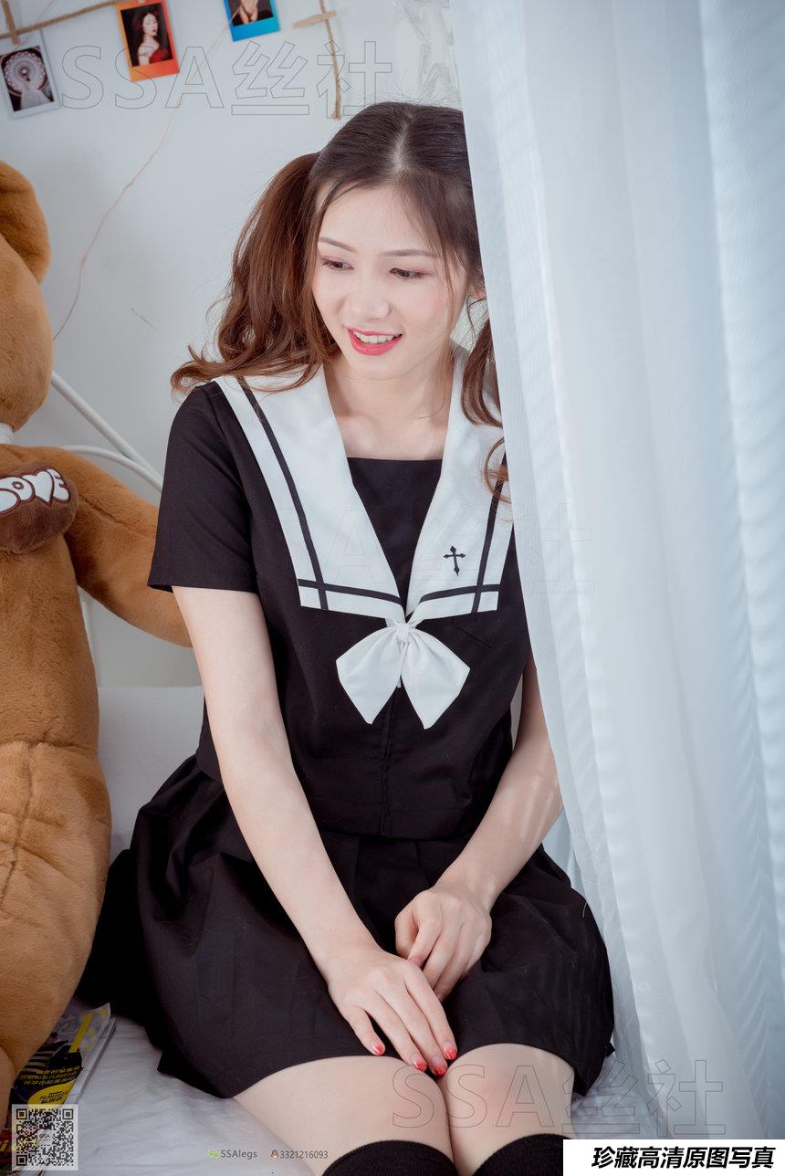 [SSA丝社]超清写真 NO.079 雯雯 笑容治愈系小姐姐JK制服[132P-1.62GB]