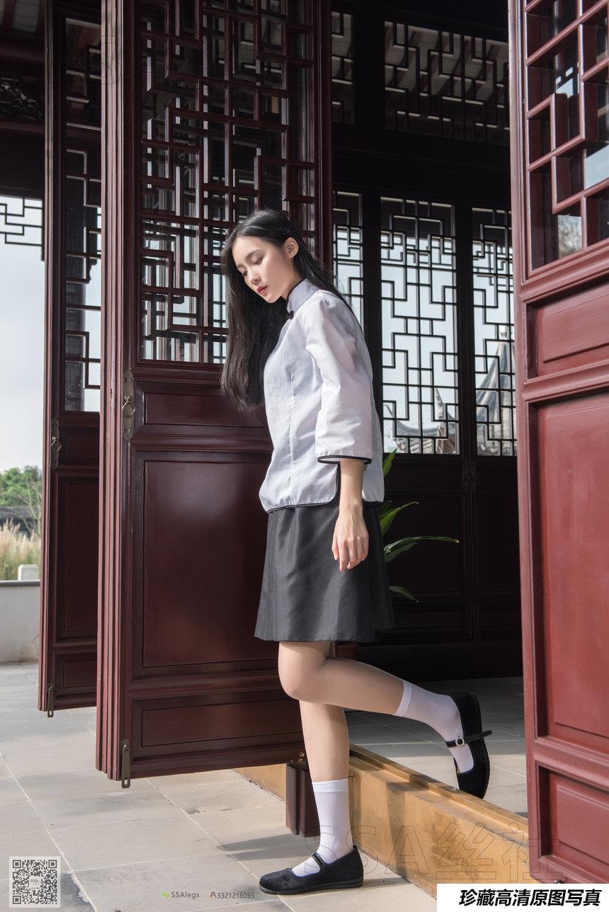 [SSA丝社]超清写真 NO.068 君君 民国学妹肉丝白袜[120P-1.85GB]