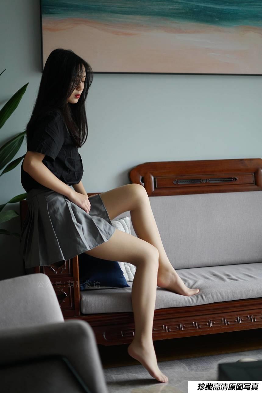 萌甜物语 XM121《短裙黑衬衣-小苏》[96P1V-222MB]