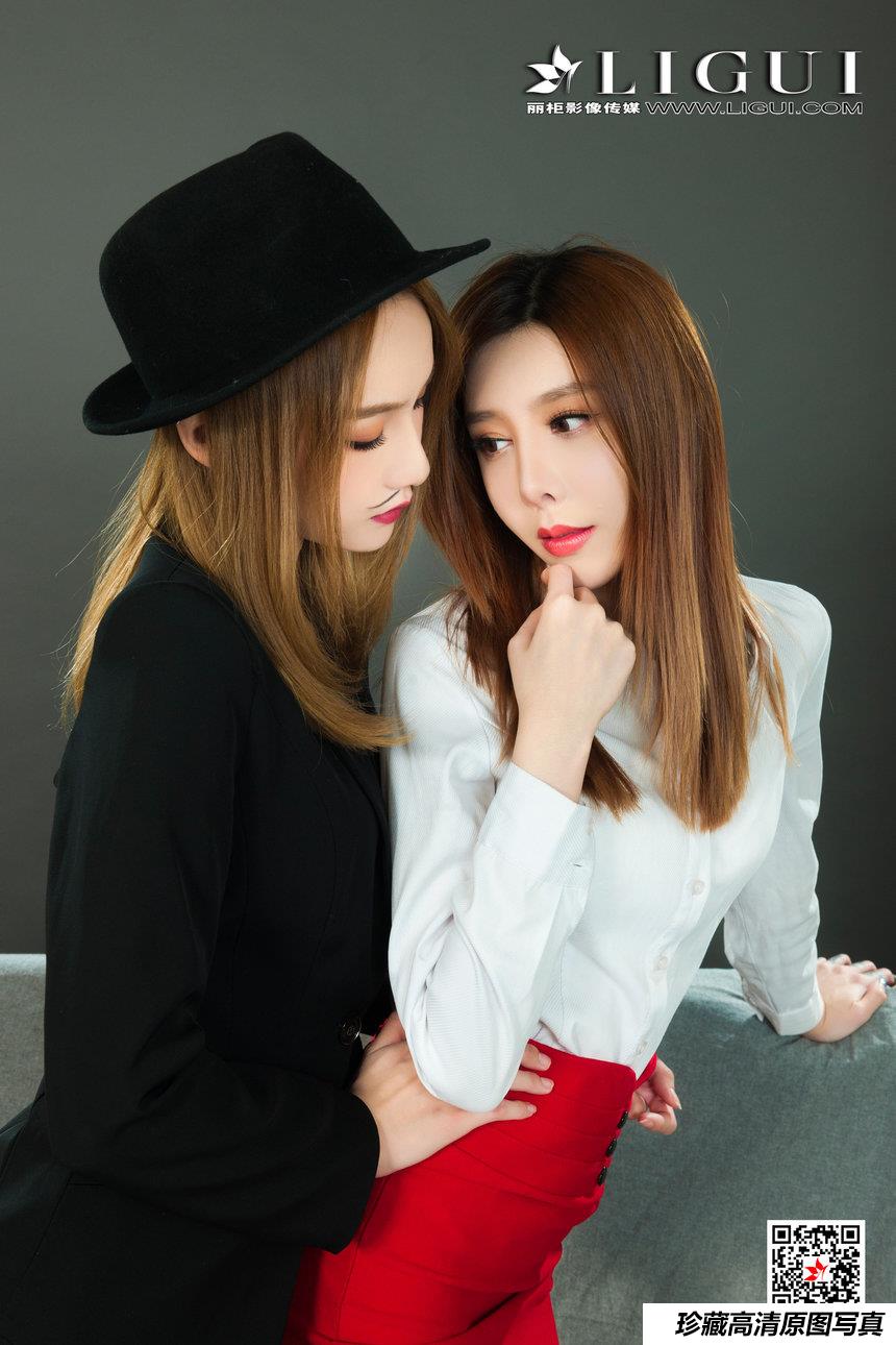 [Ligui丽柜] 2021.05.03 《双生花-双丝百合》兔子&蕊蕊 [83+1P/115M]-绅士图
