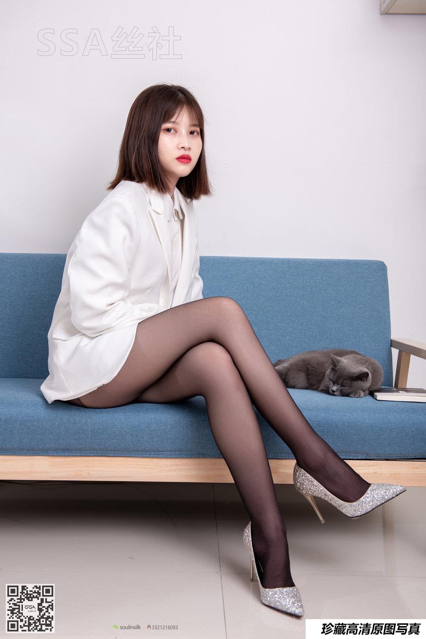 [SSA丝社]超清写真 NO.119 穗子 腿模穗子白色西装（黑色星期五）[149P-2.08GB]