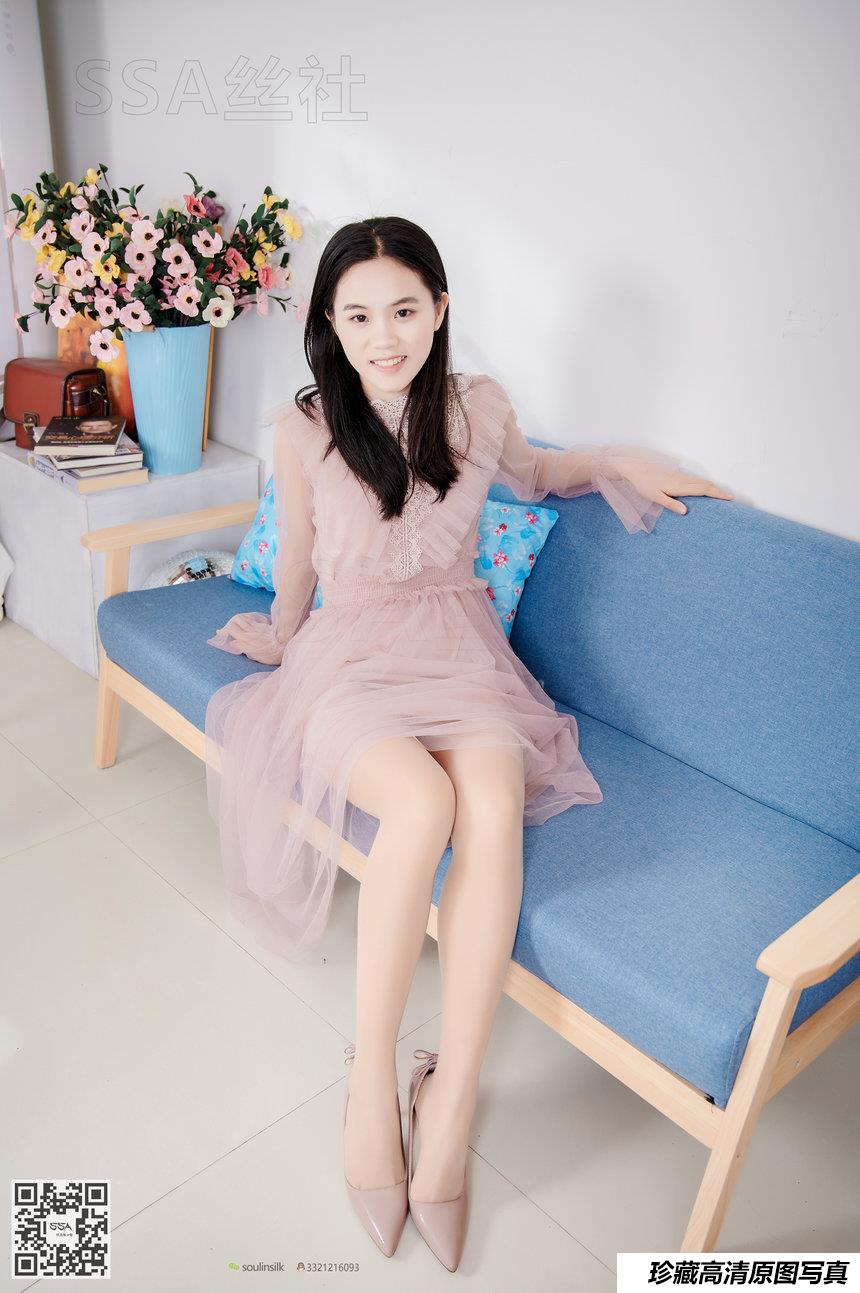 [SSA丝社]超清写真 NO.114 慧慧 腿模慧慧笑容治愈系套少女粉[142P-2.25GB]