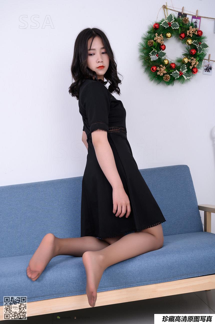 [SSA丝社]超清写真 No.161 阿花黑色连衣裙 [120P-1.66GB]