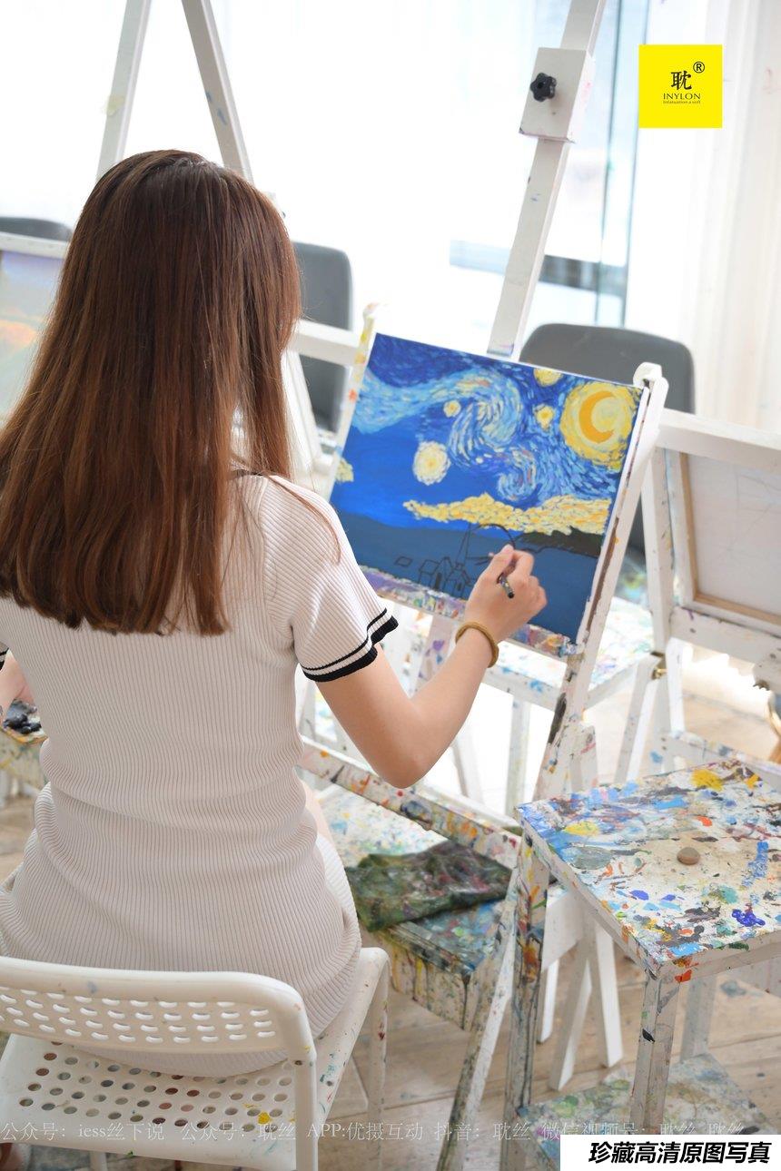 [IESS异思趣向]027 耽丝 第N种幻想之《两位插班生的画室风波》① 婉萍[78P／175MB]