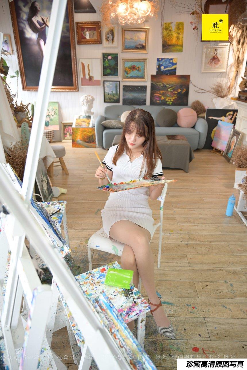 [IESS异思趣向]027 耽丝 第N种幻想之《两位插班生的画室风波》① 婉萍[78P／175MB]