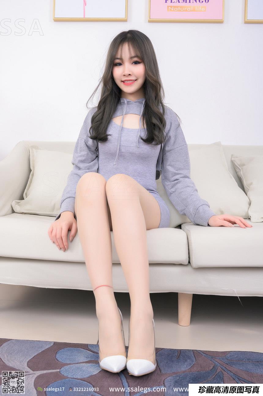 [SSA丝社]超清写真 NO.296 蜜桃笑容治愈系少女的肉丝袜毛衣裙(上)[144P／1.83GB]