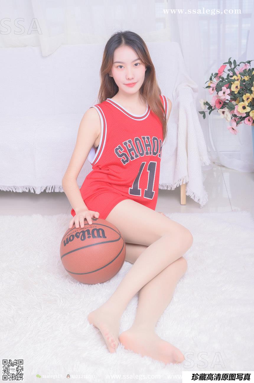 [SSA丝社]超清写真 NO.325 素素小姐姐放假在家穿丝袜陪你玩篮球(下)[127P／1.38GB]