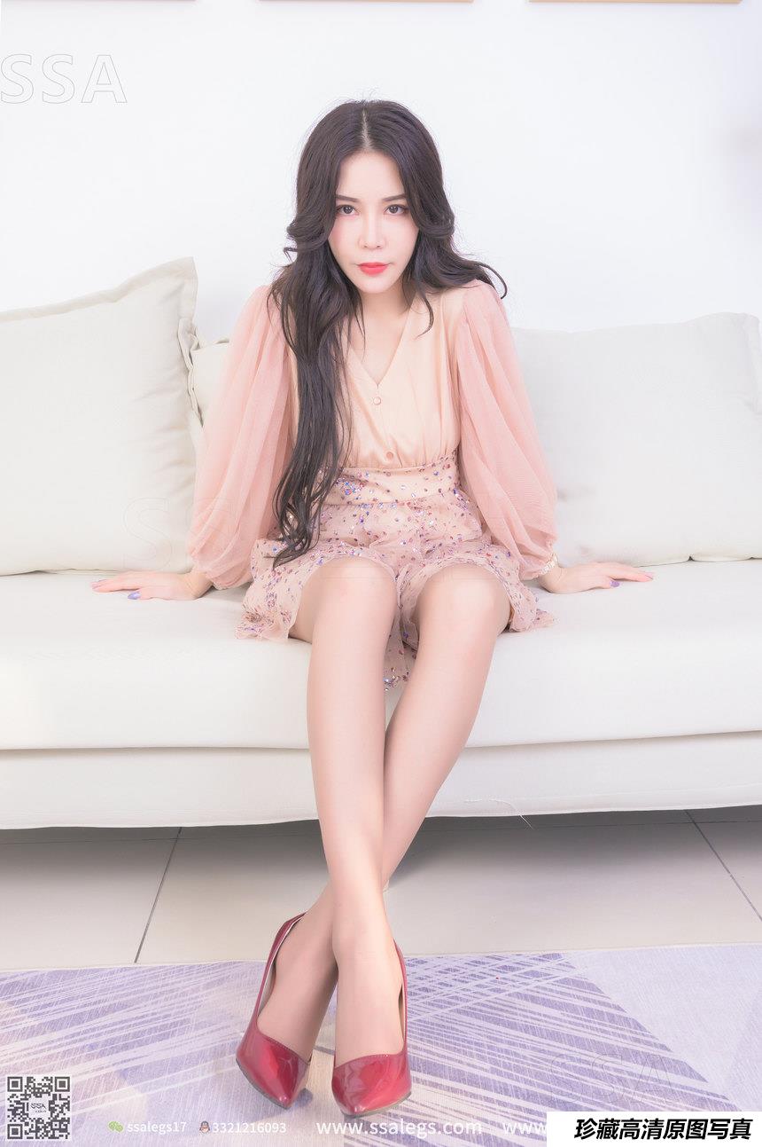[SSA丝社]超清写真 NO.312 娜娜御姐的红色高跟鞋咖啡丝美腿[148P／1.76GB]-绅士图