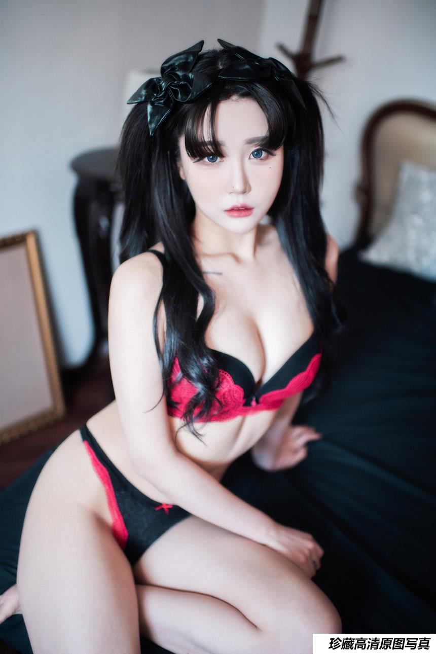 [BLUECAKE] Zia   Bomi  - Fate Saber x Thosaka Rin -Lingerie ver  [128P-1.65G]-艺库