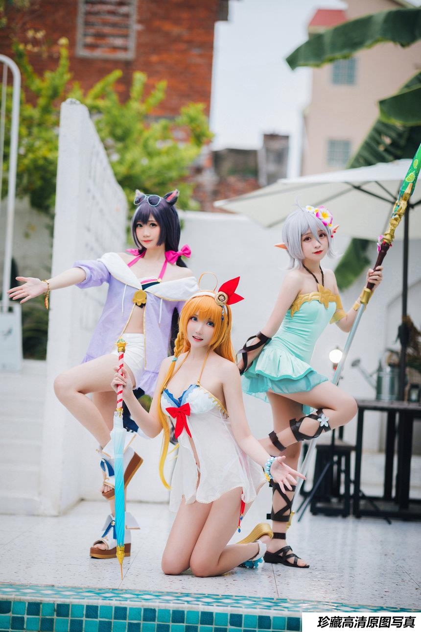 瓜希酱 - NO.33 公主连结 夏日御三家 [20P-113MB]