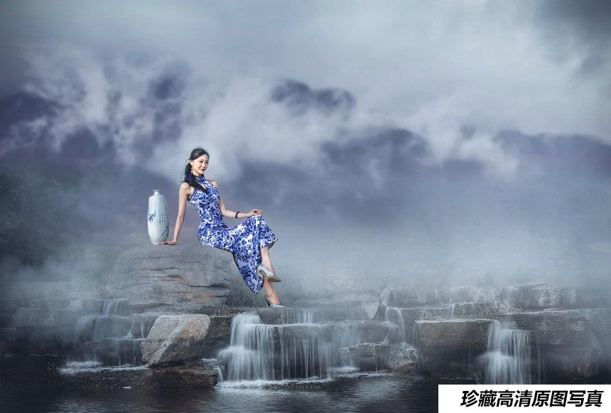 [YITUYU艺图语]2021.10.29 青花瓷 郝心茹[21+1P／75.3MB]