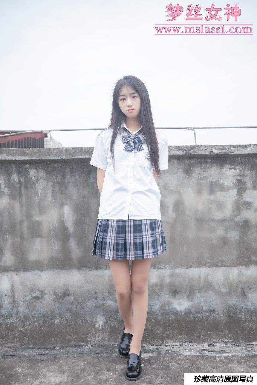 [MSLASS]梦丝女神 2021.06.21 王娇娇 天台JK少女 [64P-408MB]