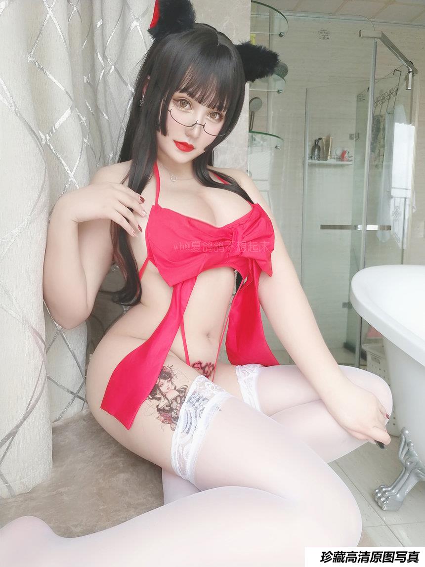 夏鸽鸽不想起床 NO.011 - 红丝带[36P+3V／75MB]