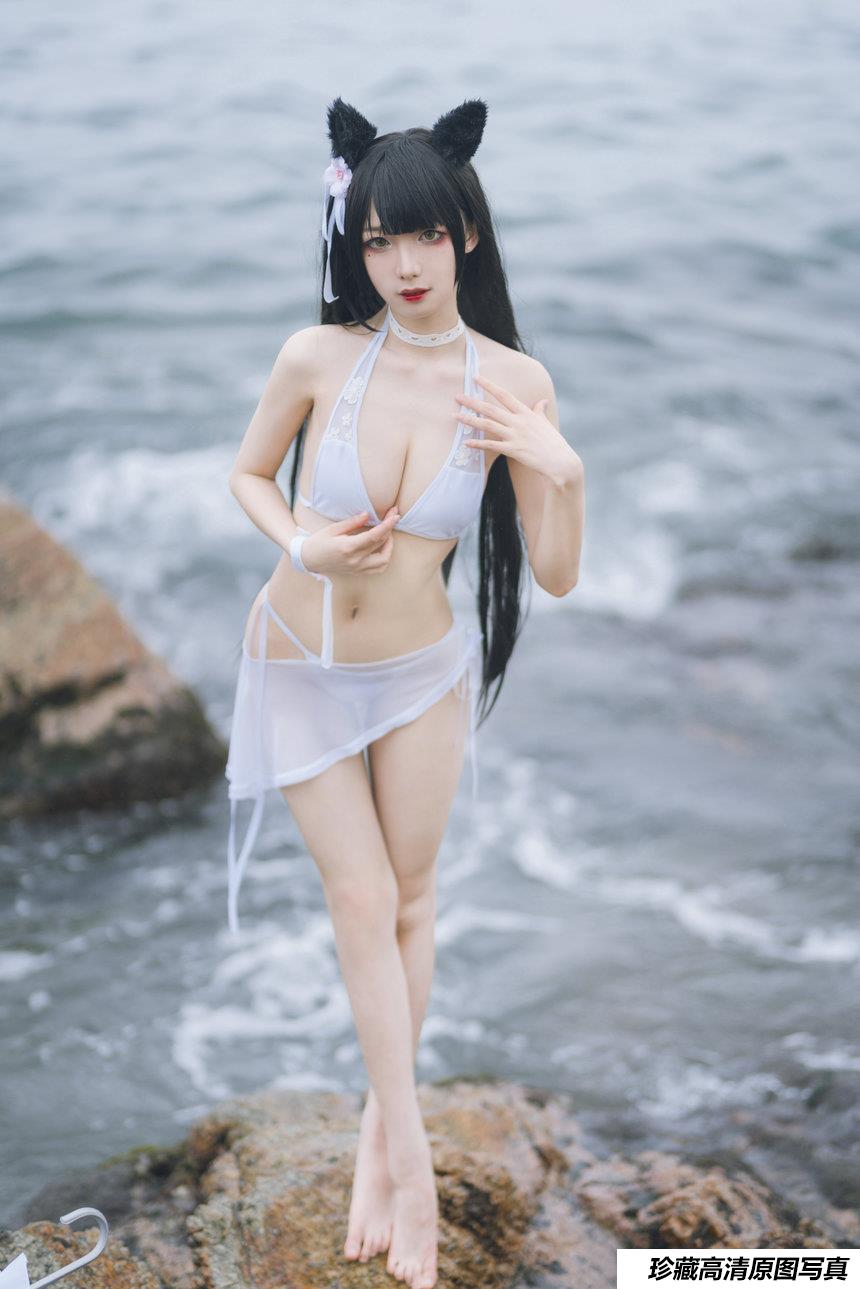 动漫博主封疆疆v - 爱宕泳装 [14P-130MB]