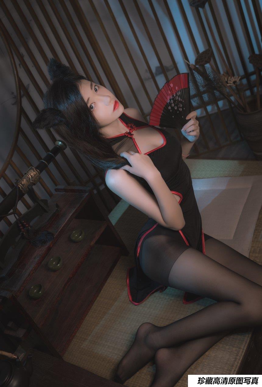 南桃 NO.006 - 黑丝旗袍[25P／32.4MB]