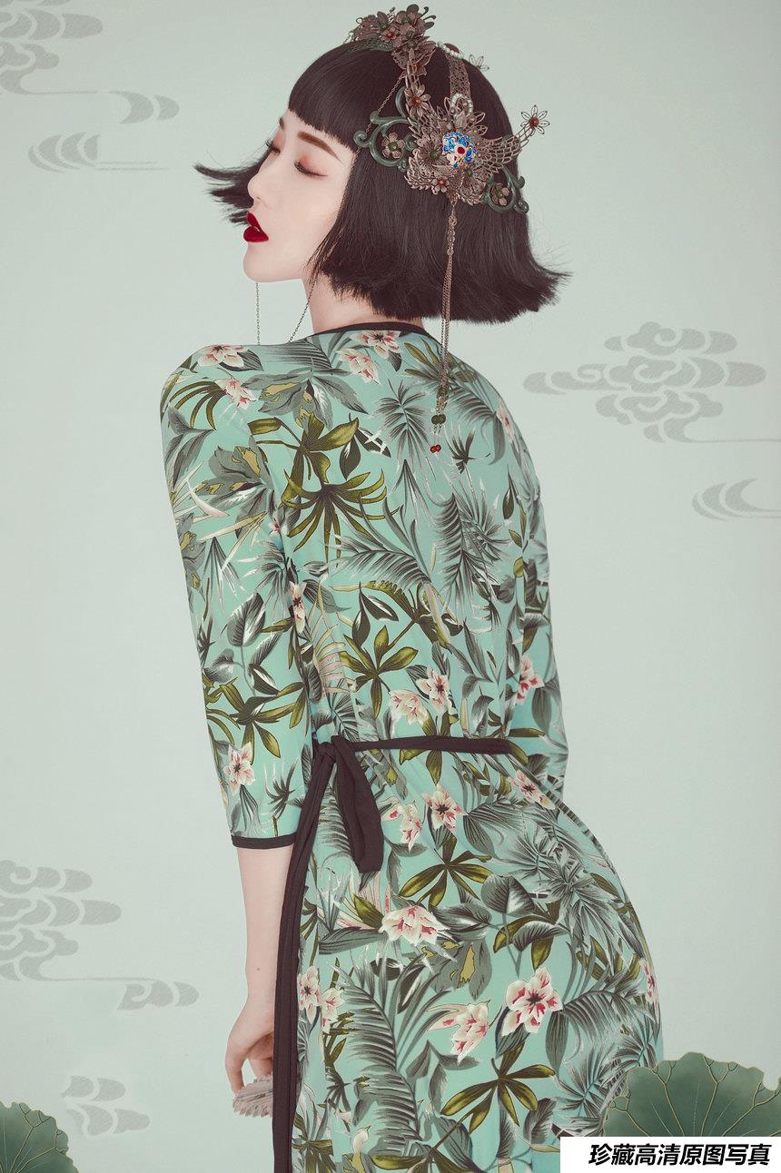 [YITUYU艺图语]2022.02.08 复古创意旗袍 悦宝[21+1P／424MB]