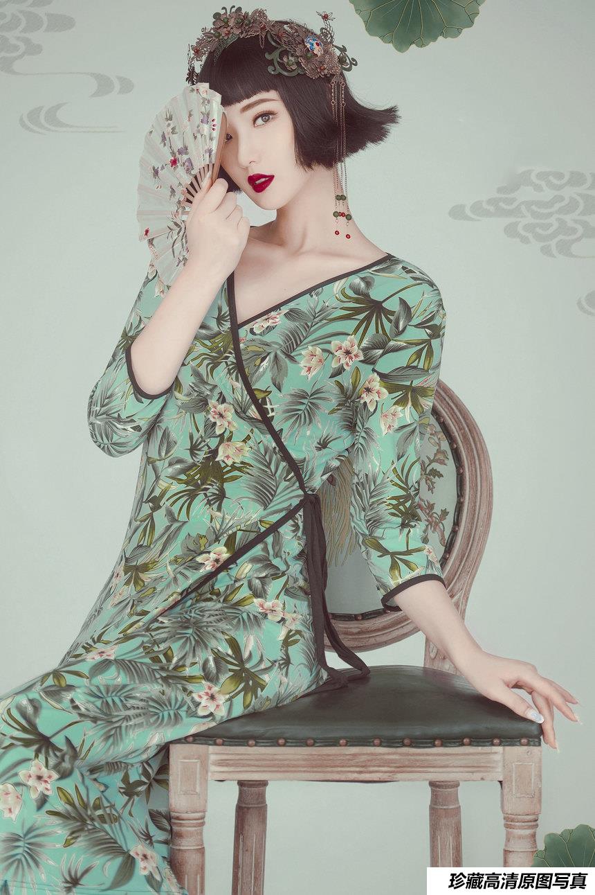 [YITUYU艺图语]2022.02.08 复古创意旗袍 悦宝[21+1P／424MB]