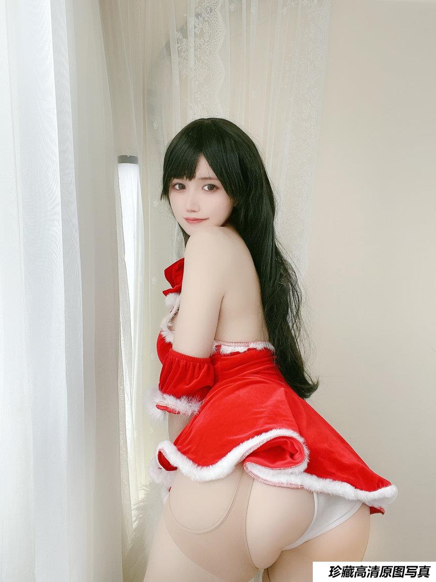 小仓千代w NO.017 - 红色圣诞礼物裙[23P／62.3MB]