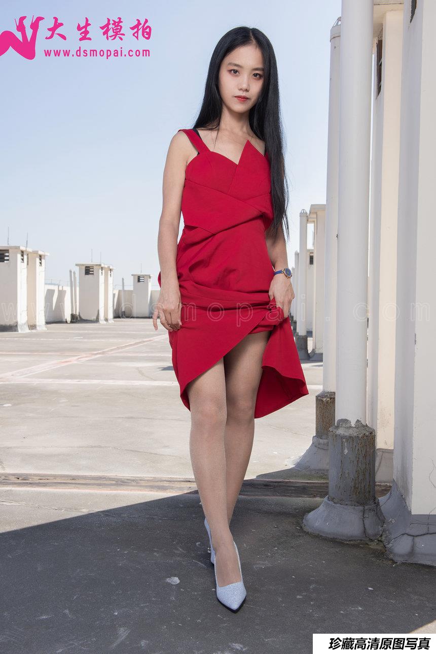 大生模拍 No.155 小尹 红衣少女 [39P202MB]