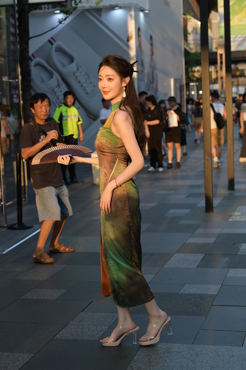 图片[5]-【街拍】魅力旗袍女神-绅士图