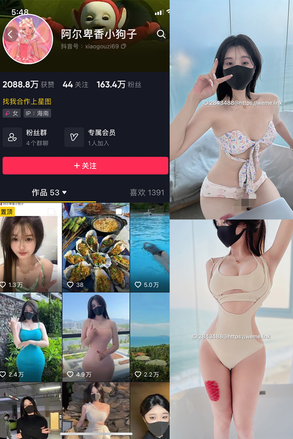 抖音 阿尔卑香小狗子 微密圈  NO.003期 【39P3V】最新至：2023.5.31-艺库