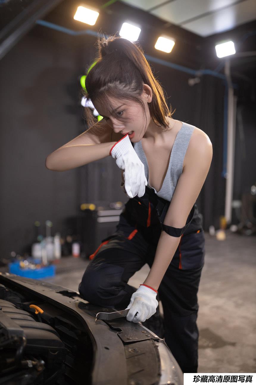 阿朱 性感修理工 原版写真 [118P+1V-1.58G]-绅士图