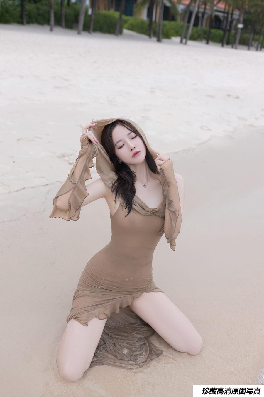 鱼子酱《雨后海滩》原版写真 [108P-1.14G]