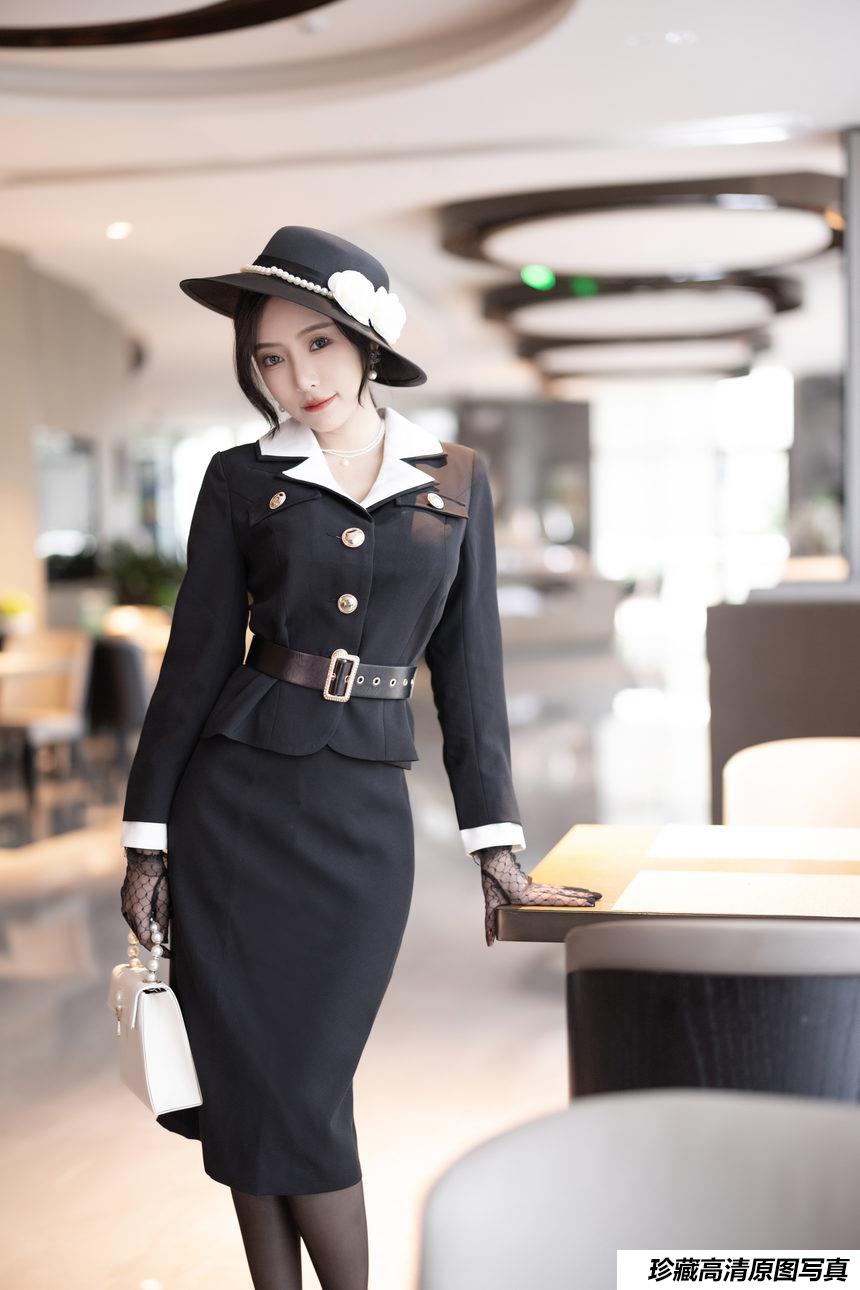 王馨瑶yanni 《黑色西装复古》原版写真 [91P-1278MB]