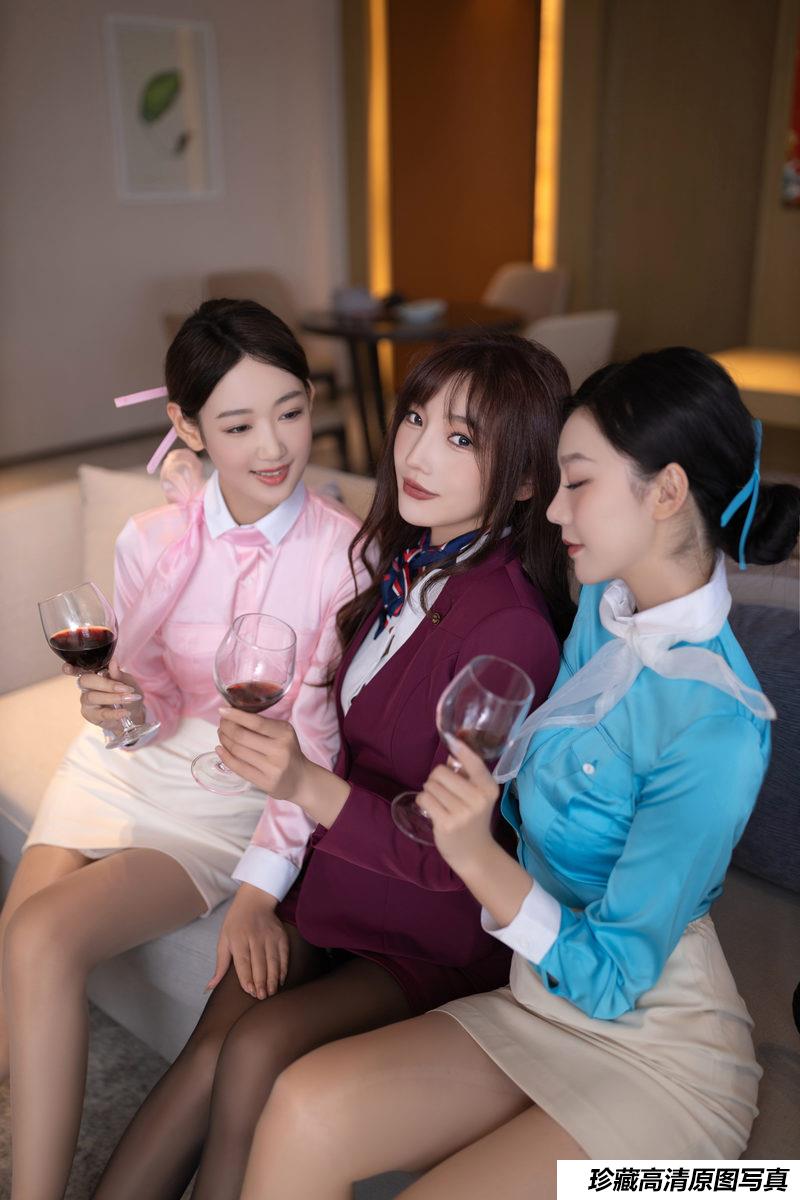 陆萱萱&唐安琪&安然《 三个空姐闹新春》原版写真 [80P-1.02G]