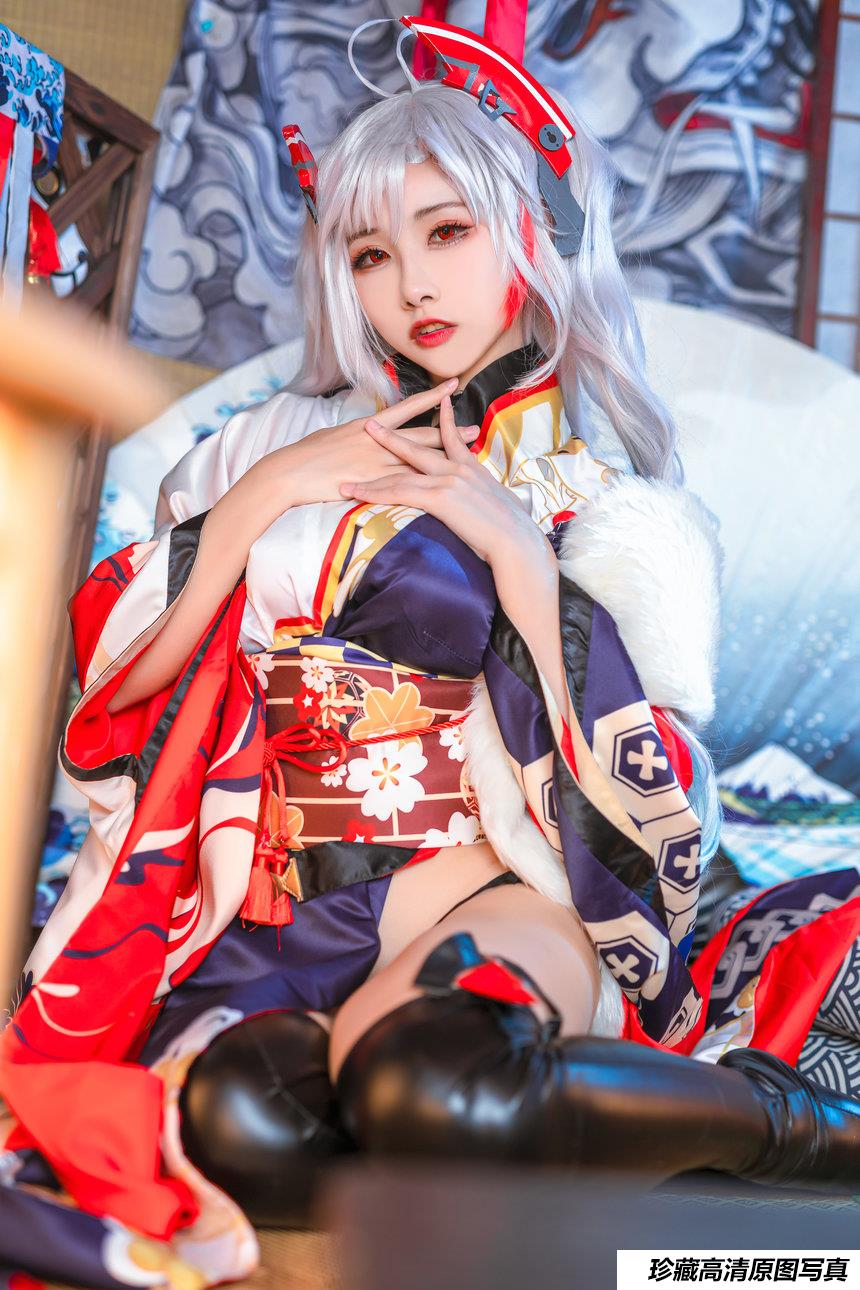 Momoko葵葵 NO.022 – 欧根之和服[20P／163MB]