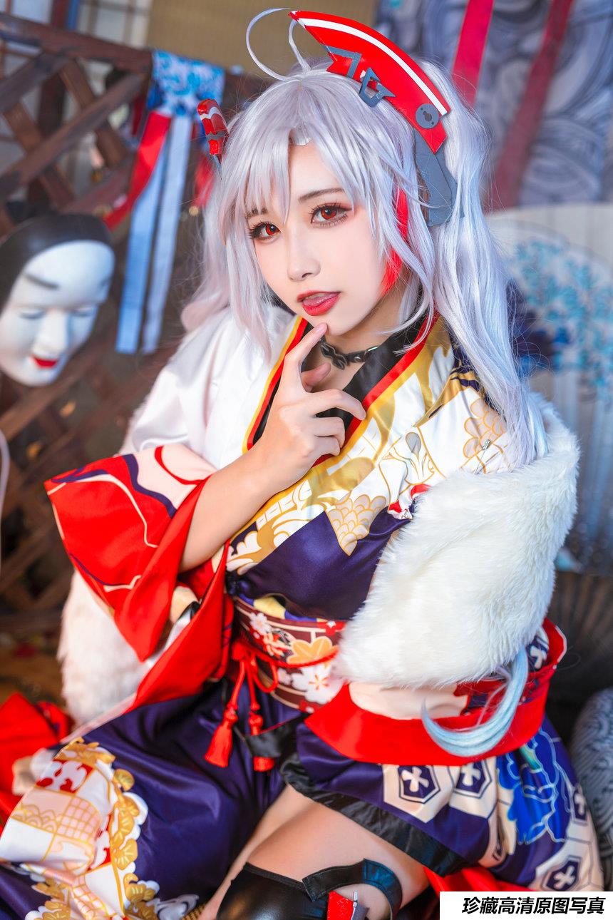 Momoko葵葵 NO.022 – 欧根之和服[20P／163MB]