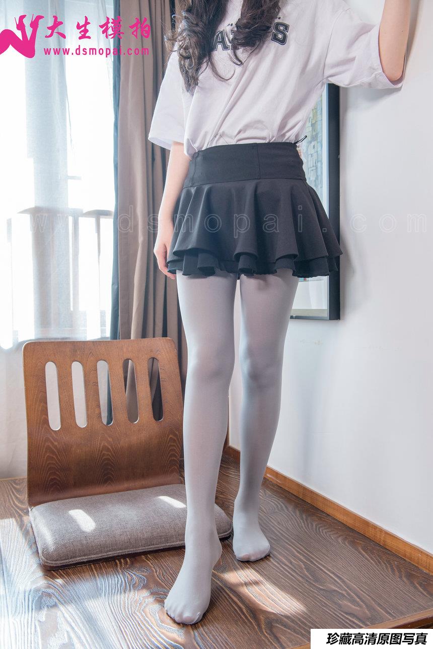 大生模拍 一元区 脱下厚灰丝