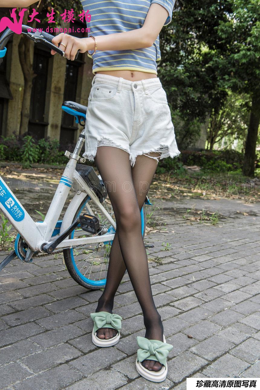 大生模拍 No.190 慧慧 黑丝单车[41P／248MB]