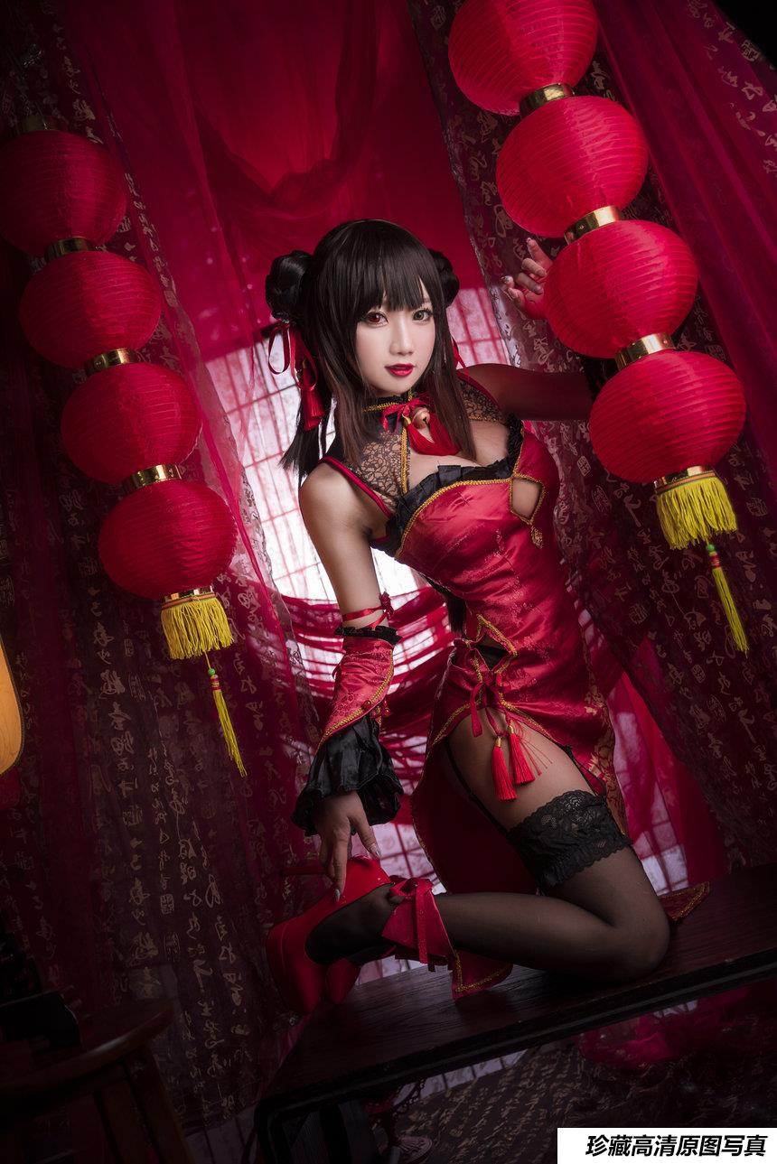 鬼畜瑶 NO.011 时崎狂三新年旗袍 [22P-415MB]