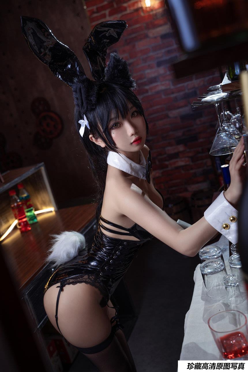 鬼畜瑶 NO.007 大狗黑色同人兔女郎 [22P-417MB]