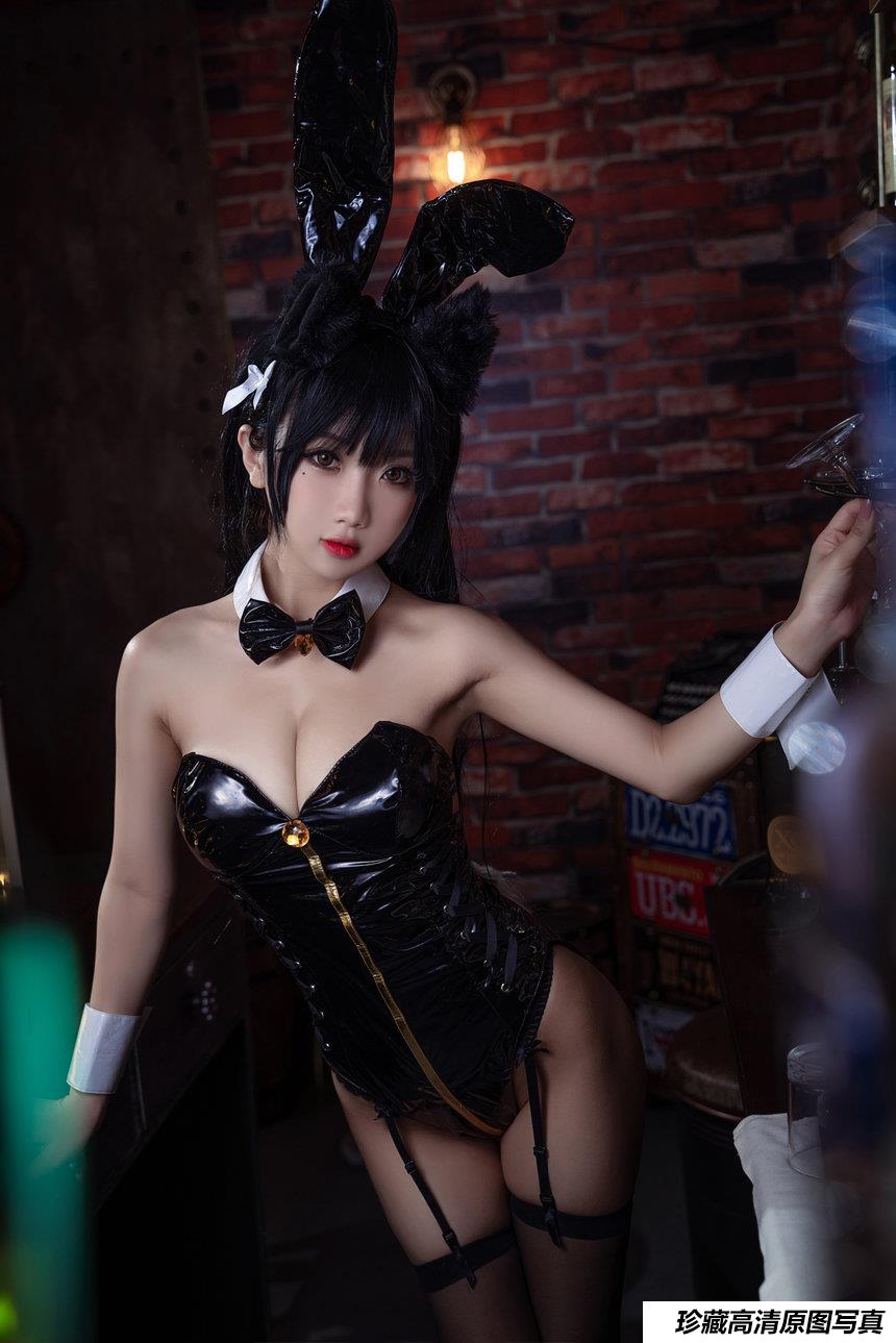 鬼畜瑶 NO.007 大狗黑色同人兔女郎 [22P-417MB]