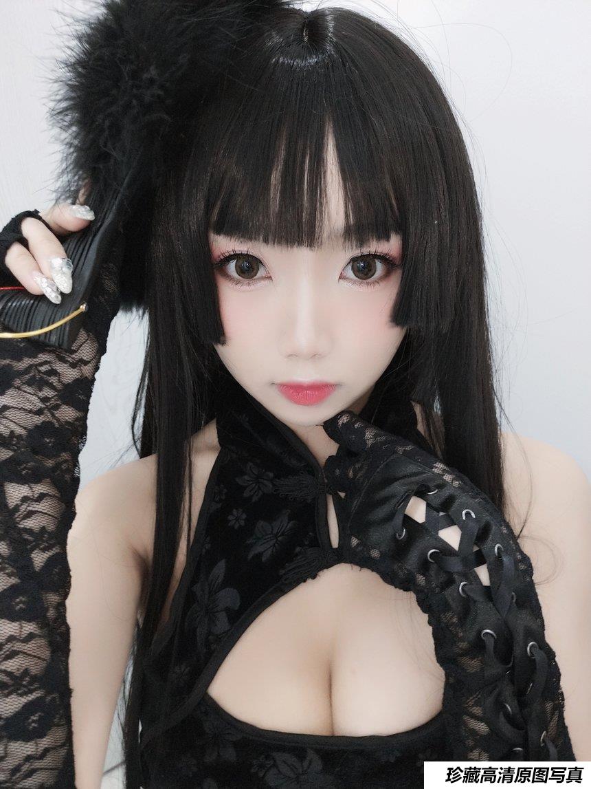 鬼畜瑶 NO.018 黑色旗袍 [70P1V-204MB]