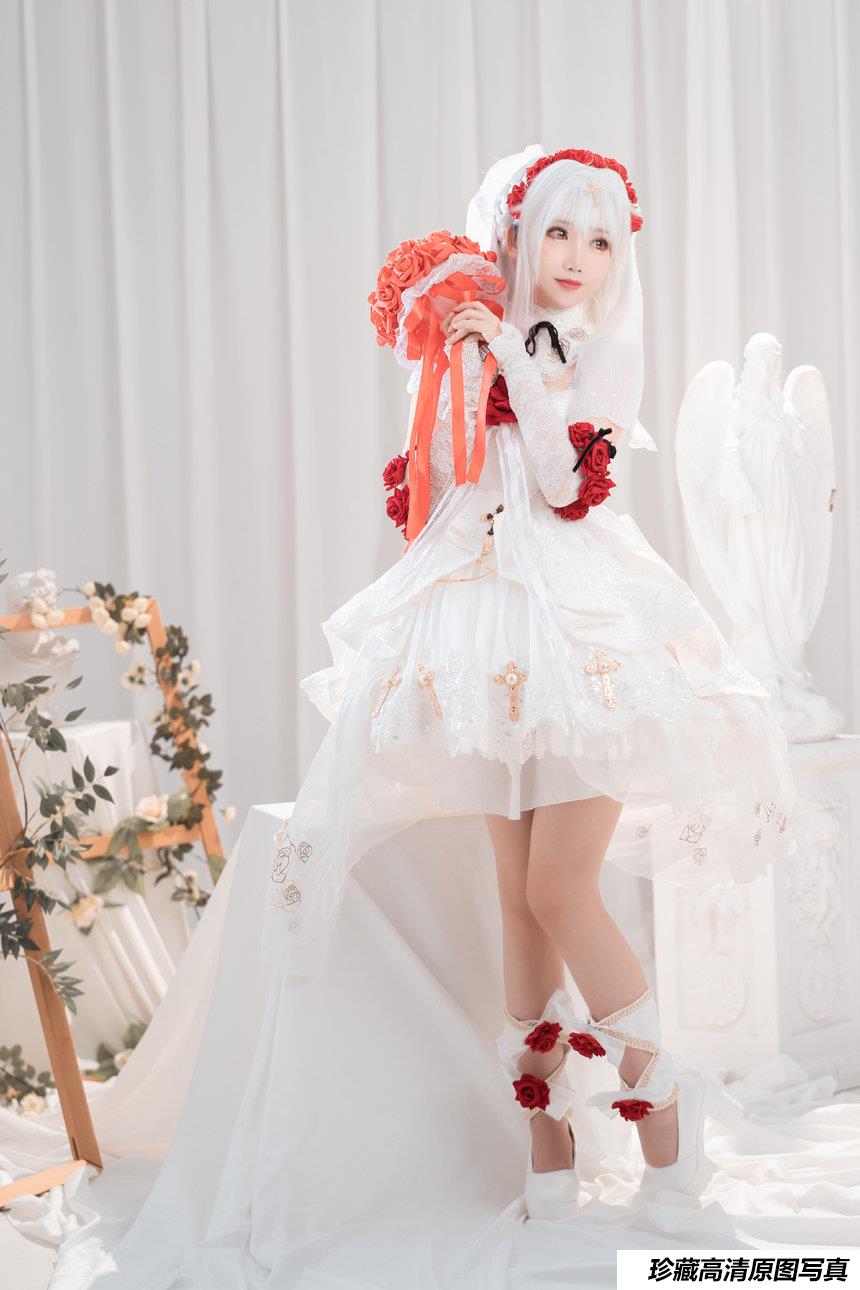 Coser面饼仙儿 – 德丽莎婚纱 [13P-90P]