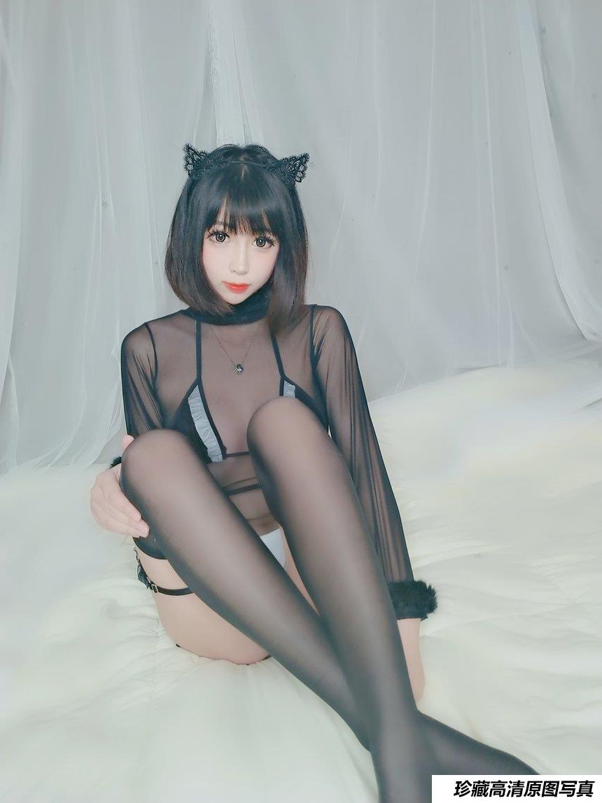 黑米粥 NO.005 – 黑猫 [40P+1V-117M]