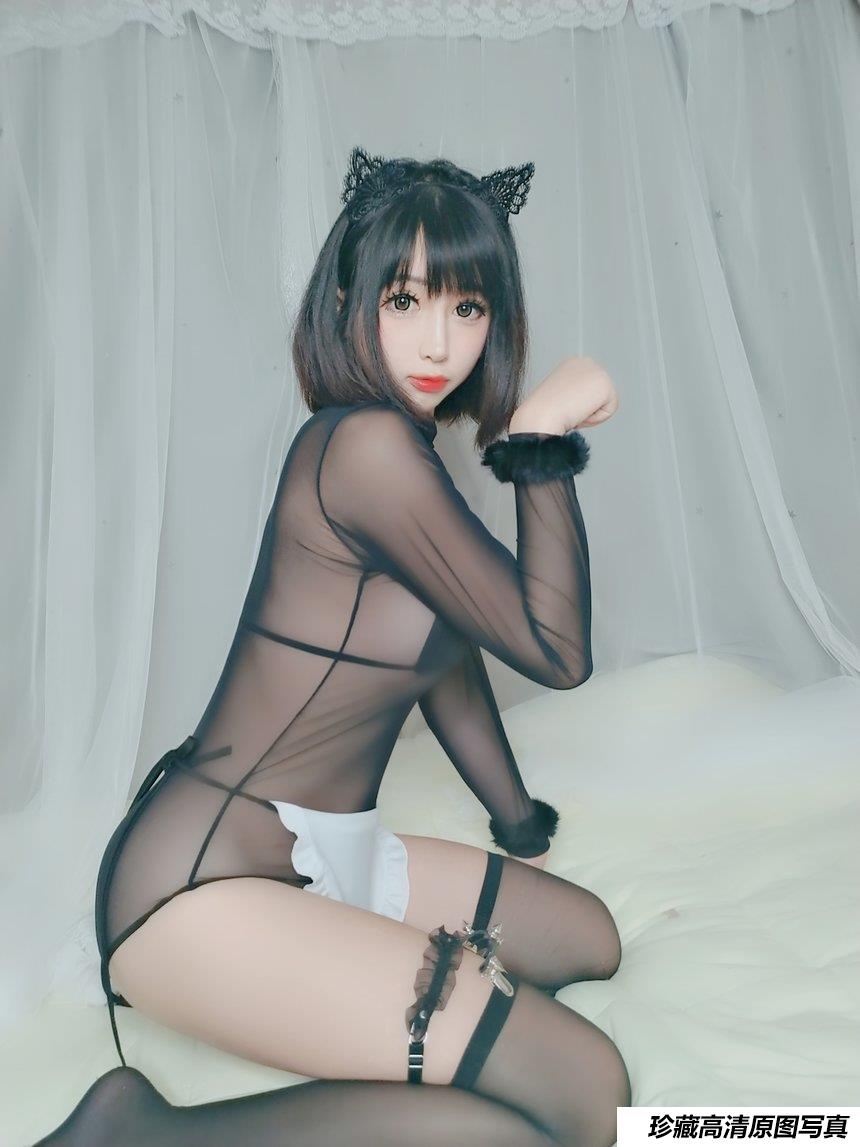 黑米粥 NO.005 – 黑猫 [40P+1V-117M]