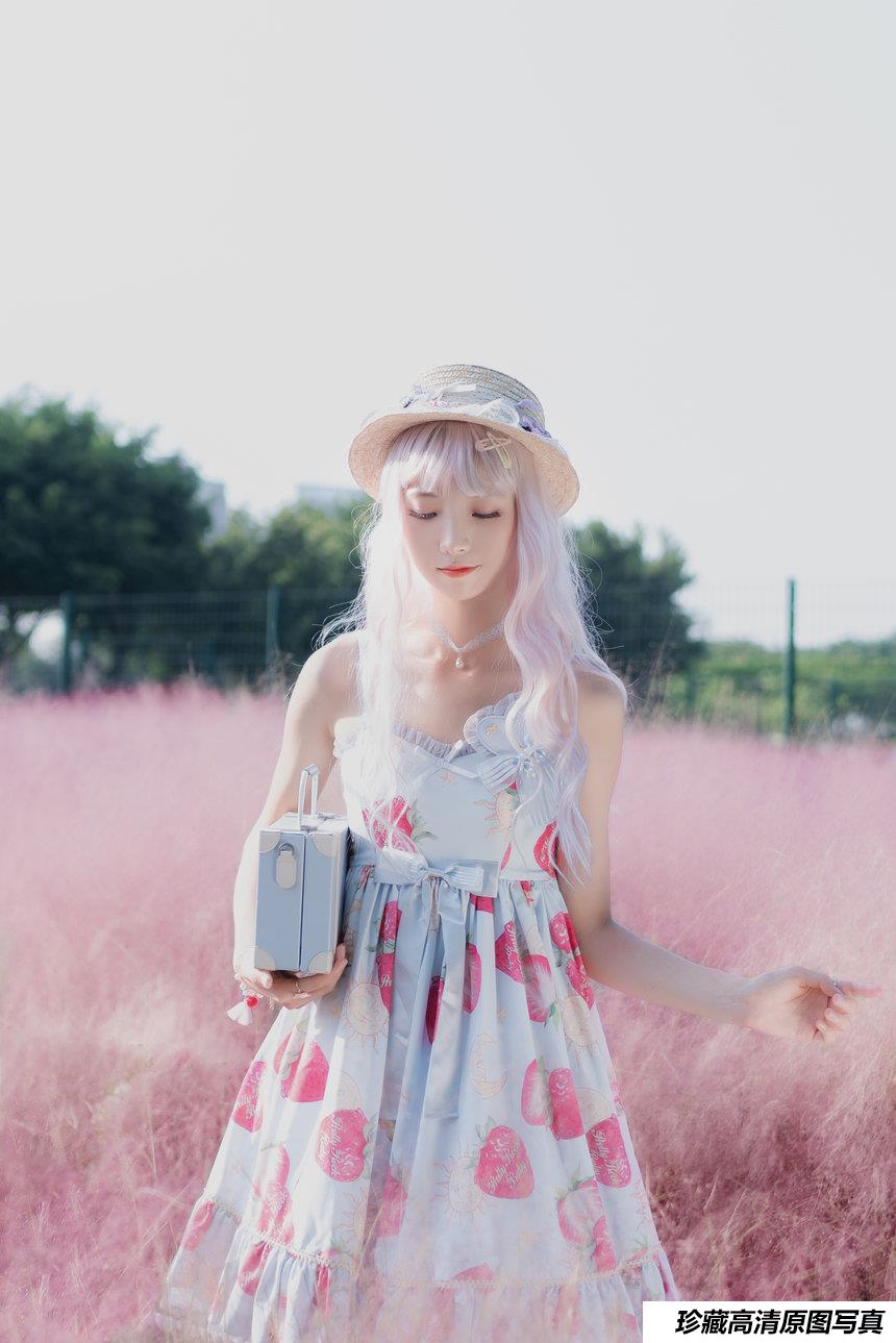 西瓜少女 NO.002 – 粉草户外[20P+199M]