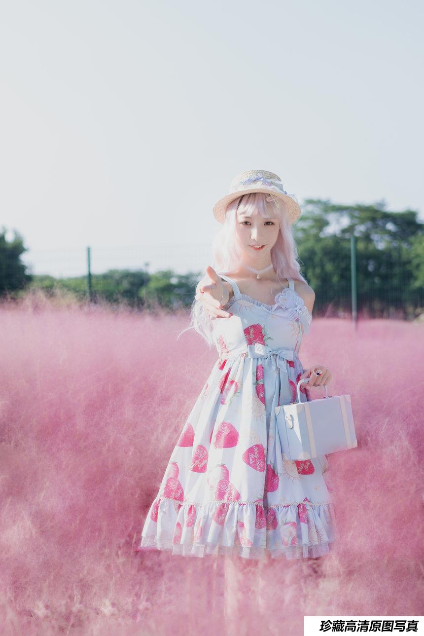 西瓜少女 NO.002 – 粉草户外[20P+199M]